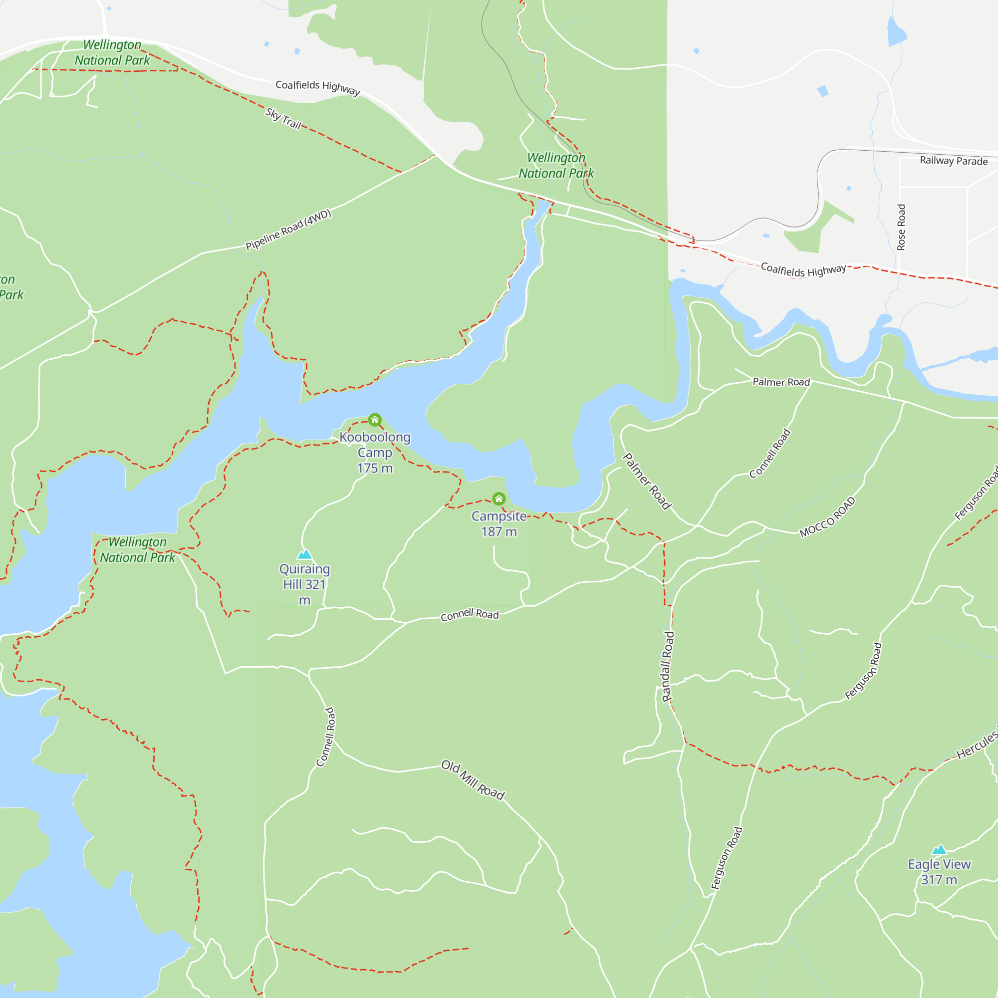 Campsite map