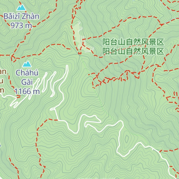 Map of Yangtai Shan