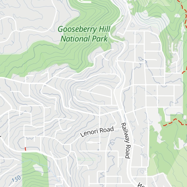 Map of Gooseberry Hill