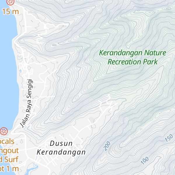 Map of Bukit Kerandangan