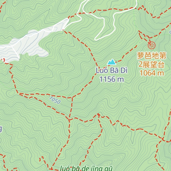 Map of Luó Bā Dì Nán Jiān