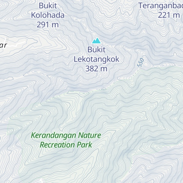 Map of Bukit Mangsit
