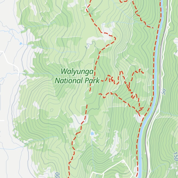 Map of Mount Mambup