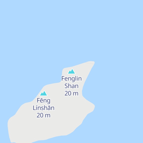 Map of Fenglin Shan