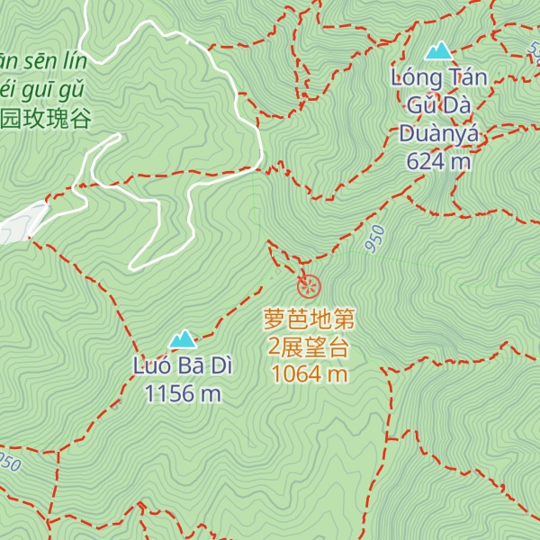 Map of Luó Bā Dì Běi Jiān