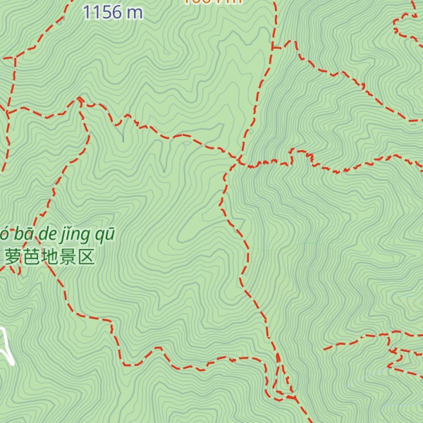 Map of Sì Miàn Yún Shān