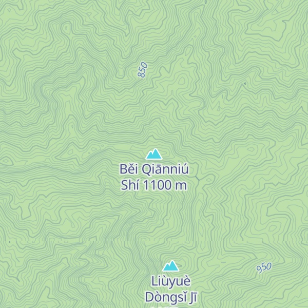 Map of Běi Qiānniú Shí