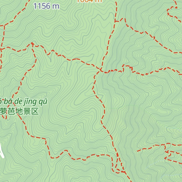 Map of Sìmiàn Yún Shān
