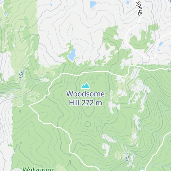 Map of Woodsome Hill