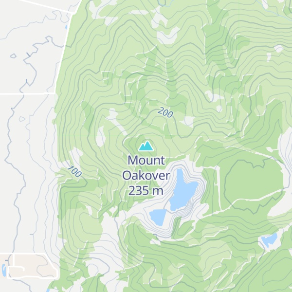 Map of Mount Oakover