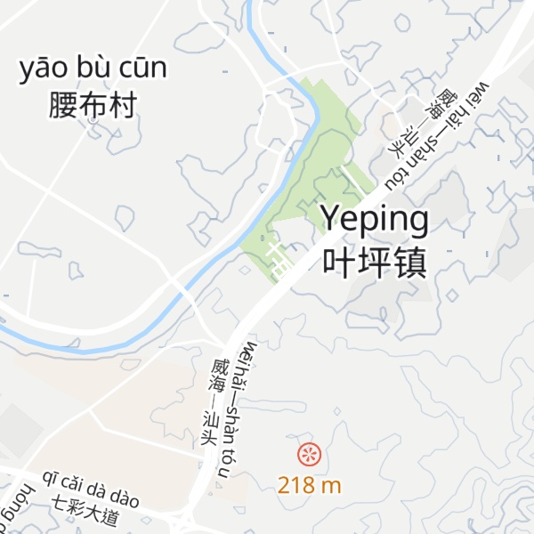 Map of Gònghéguó Yáolán Jǐng Qū · Yè Píng Yóukè Zhōngxīn