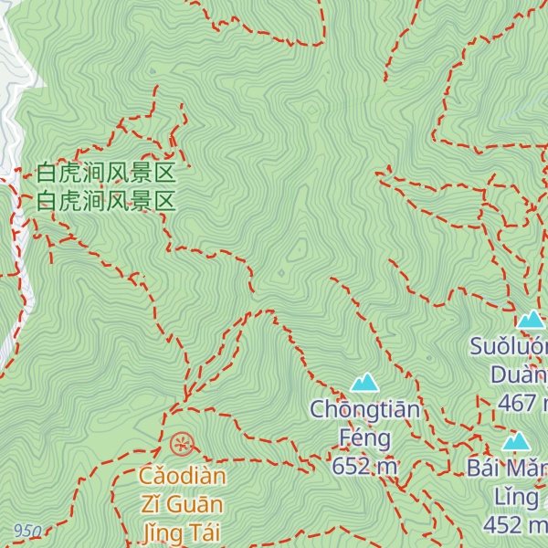 Map of Shuāng Zhǎng Fēng