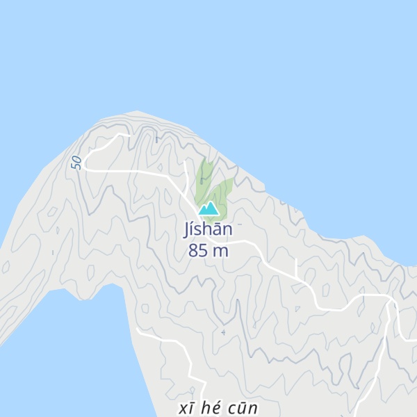 Map of Jíshān