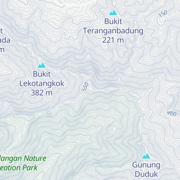 Map of Bukit Lendangluar