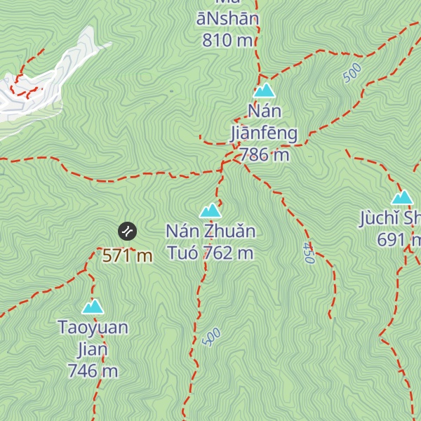 Map of Nán Zhuǎn Tuó