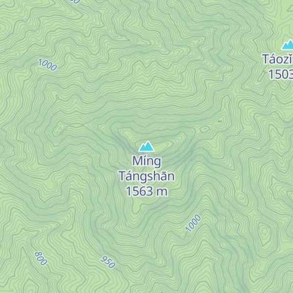 Map of Míng Tángshān