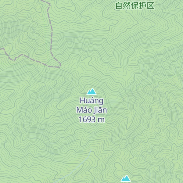 Map of Huáng Máo Jiān