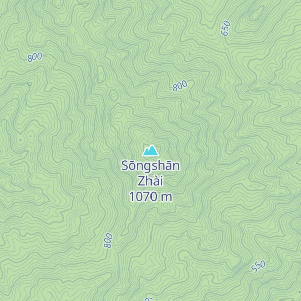 Map of Sōngshān Zhài