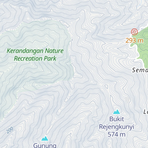 Map of Gunung Duduk