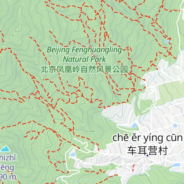 Map of Bái Mǎng Lǐng