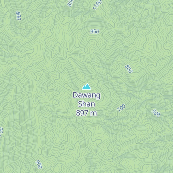 Map of Dawang Shan