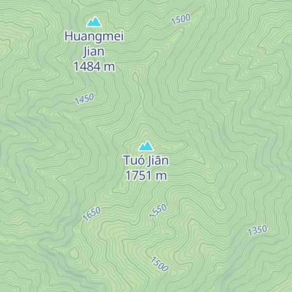Map of Tuó Jiān