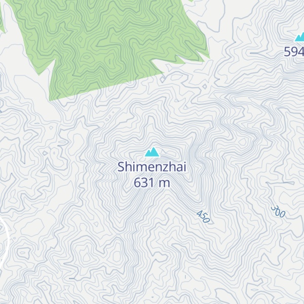 Map of Shimenzhai
