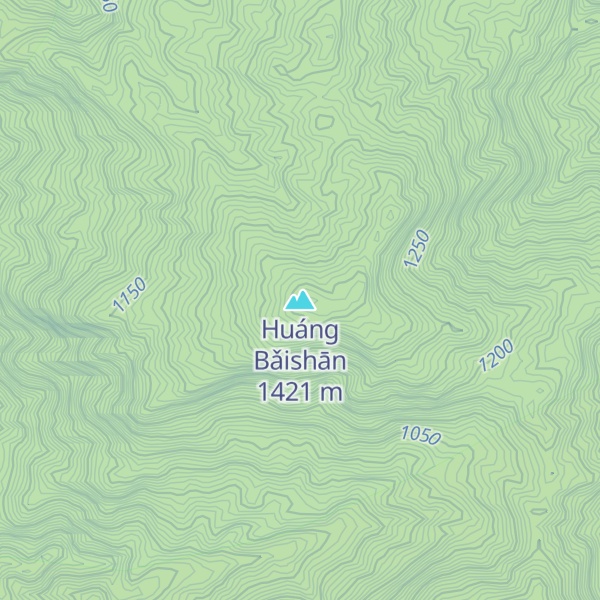Map of Huáng Bǎishān