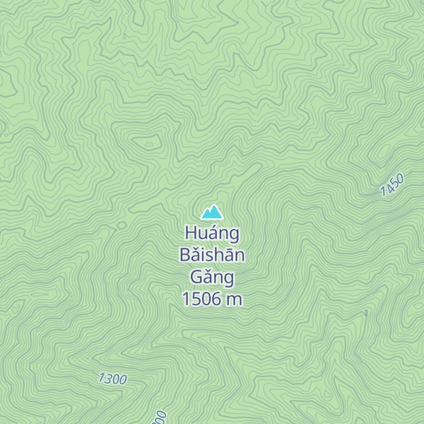 Map of Huáng Bǎishān Gǎng