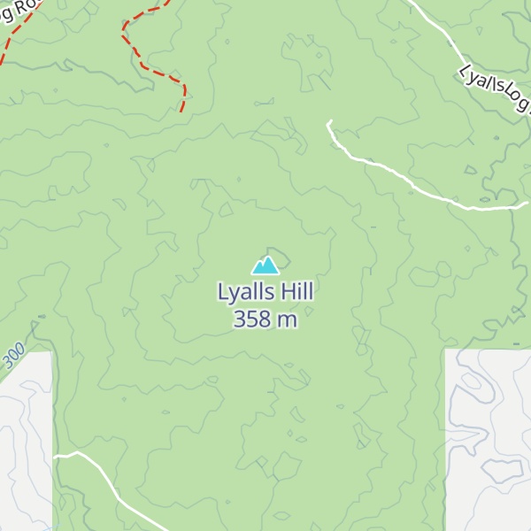 Map of Lyalls Hill