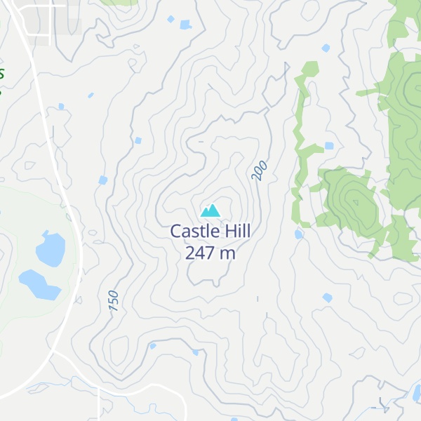 Map of Castle Hill