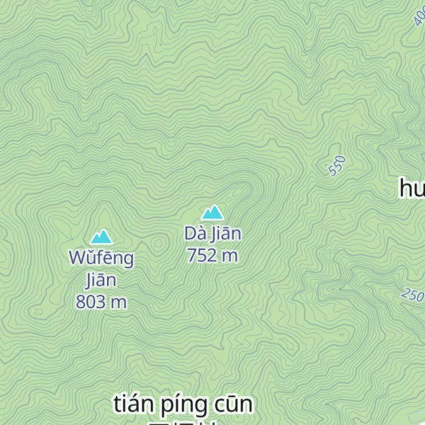 Map of Dà Jiān