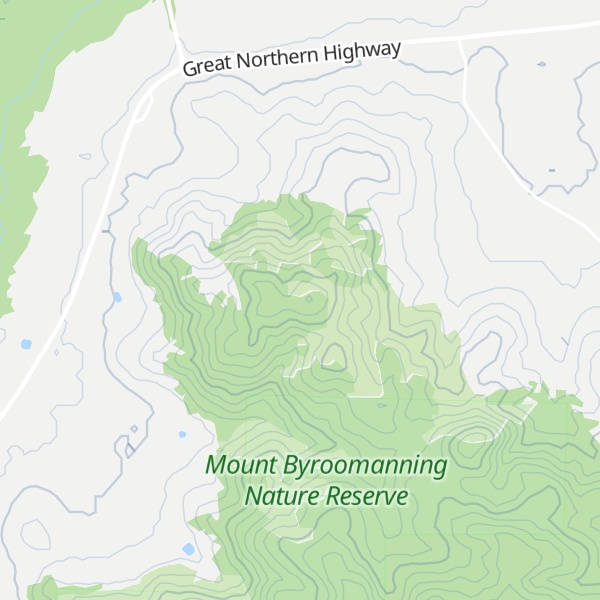 Map of Mount Byroomanning