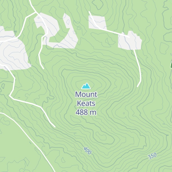 Map of Mount Keats