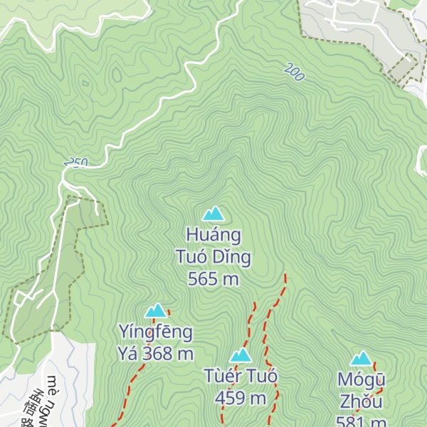 Map of Huáng Tuó Dǐng