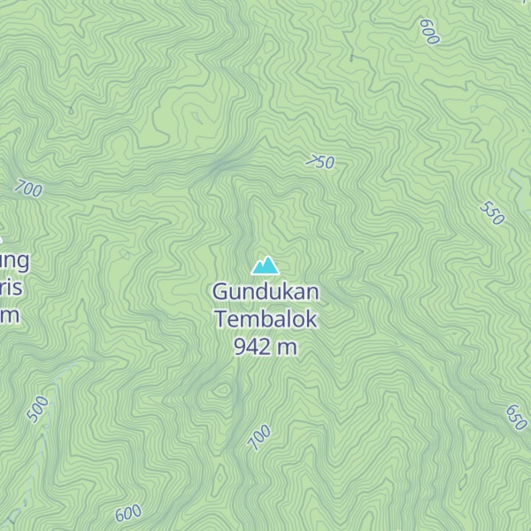 Map of Gundukan Tembalok