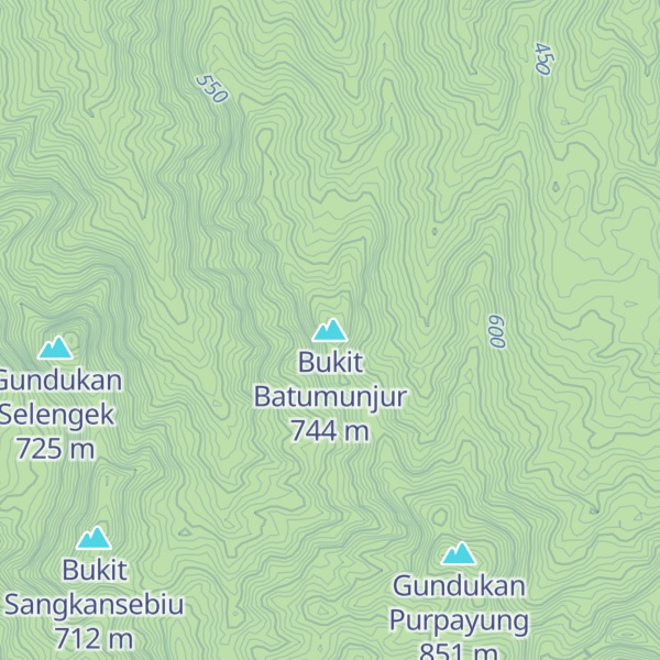 Map of Bukit Batumunjur