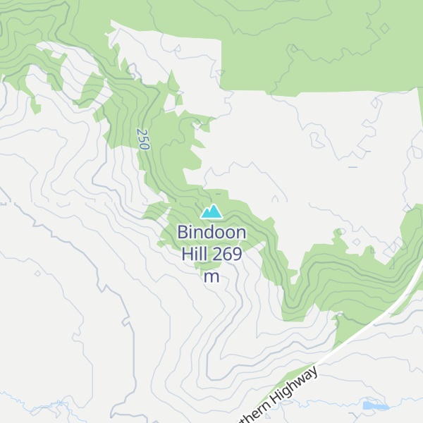 Map of Bindoon Hill