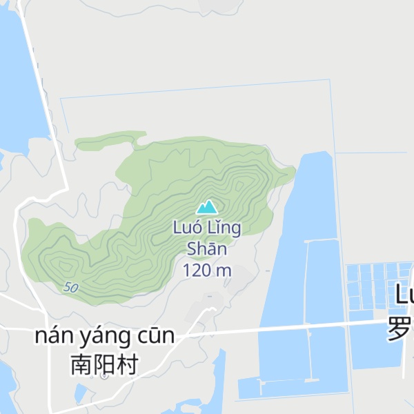 Map of Luó Lǐng Shān