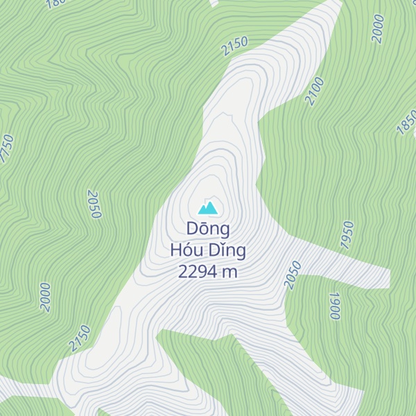 Map of Dōng Hóu Dǐng