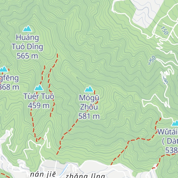 Map of Mógū Zhǒu