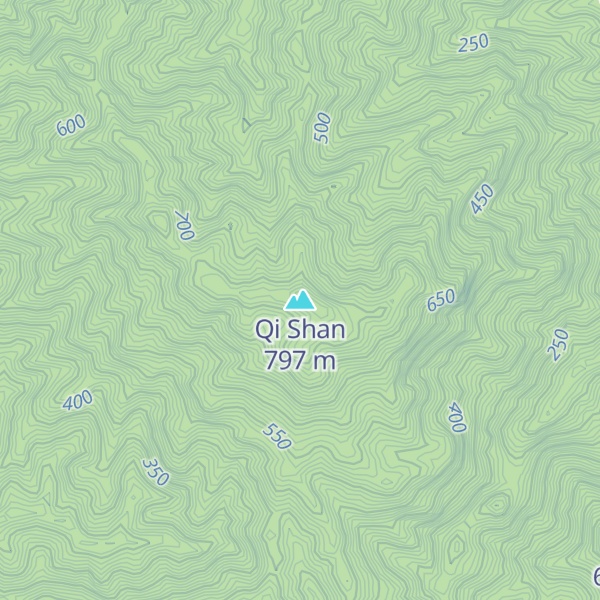 Map of Qi Shan