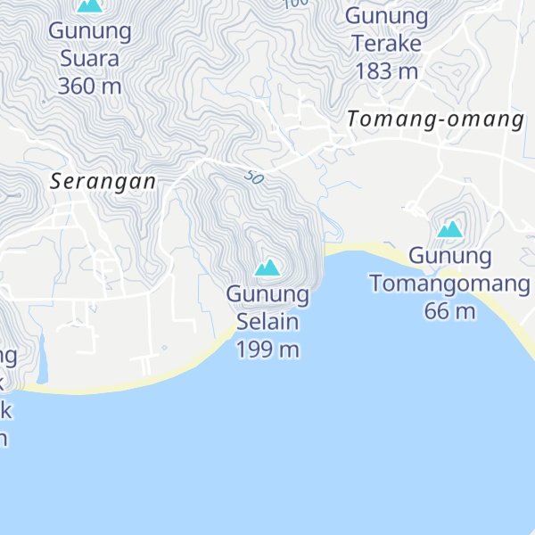 Map of Gunung Selain
