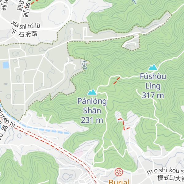 Map of Pánlóng Shān