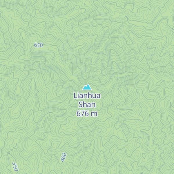 Map of Lianhua Shan