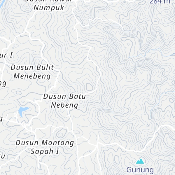 Map of Gunung Raruna