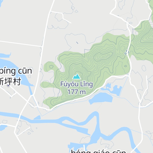 Map of Fúyóu Lǐng