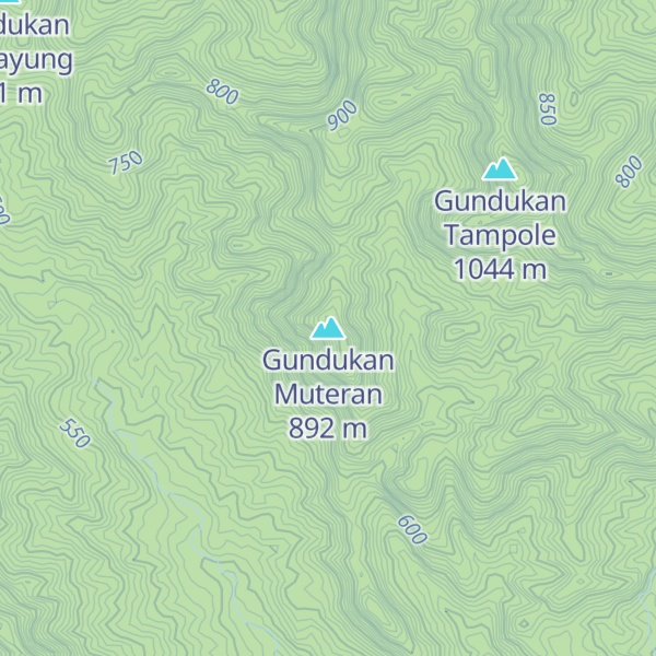 Map of Gundukan Muteran