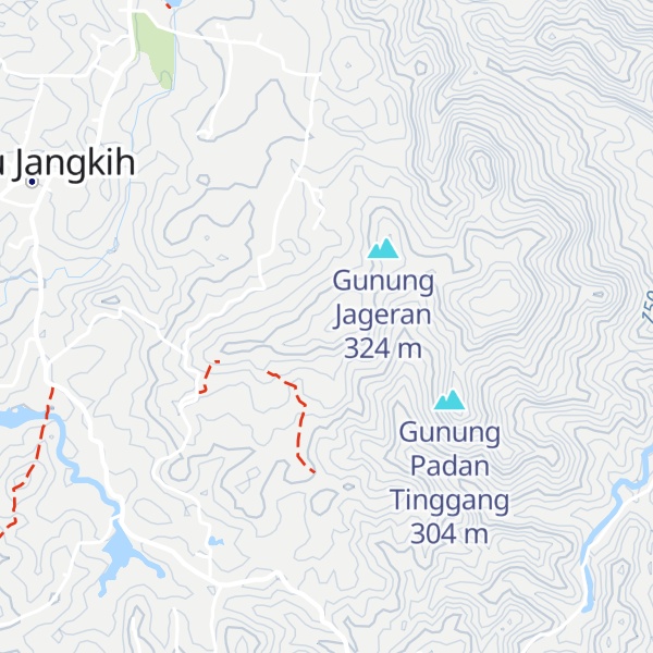 Map of Gunung Jagiran