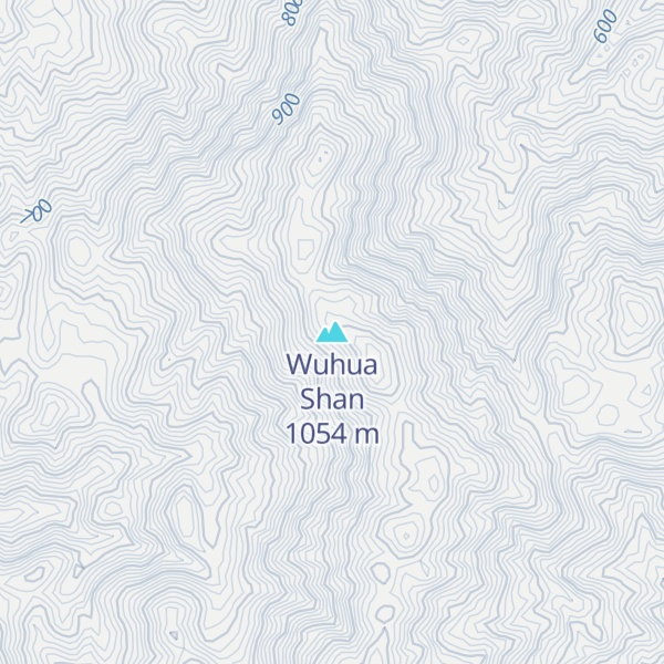 Map of Wuhua Shan